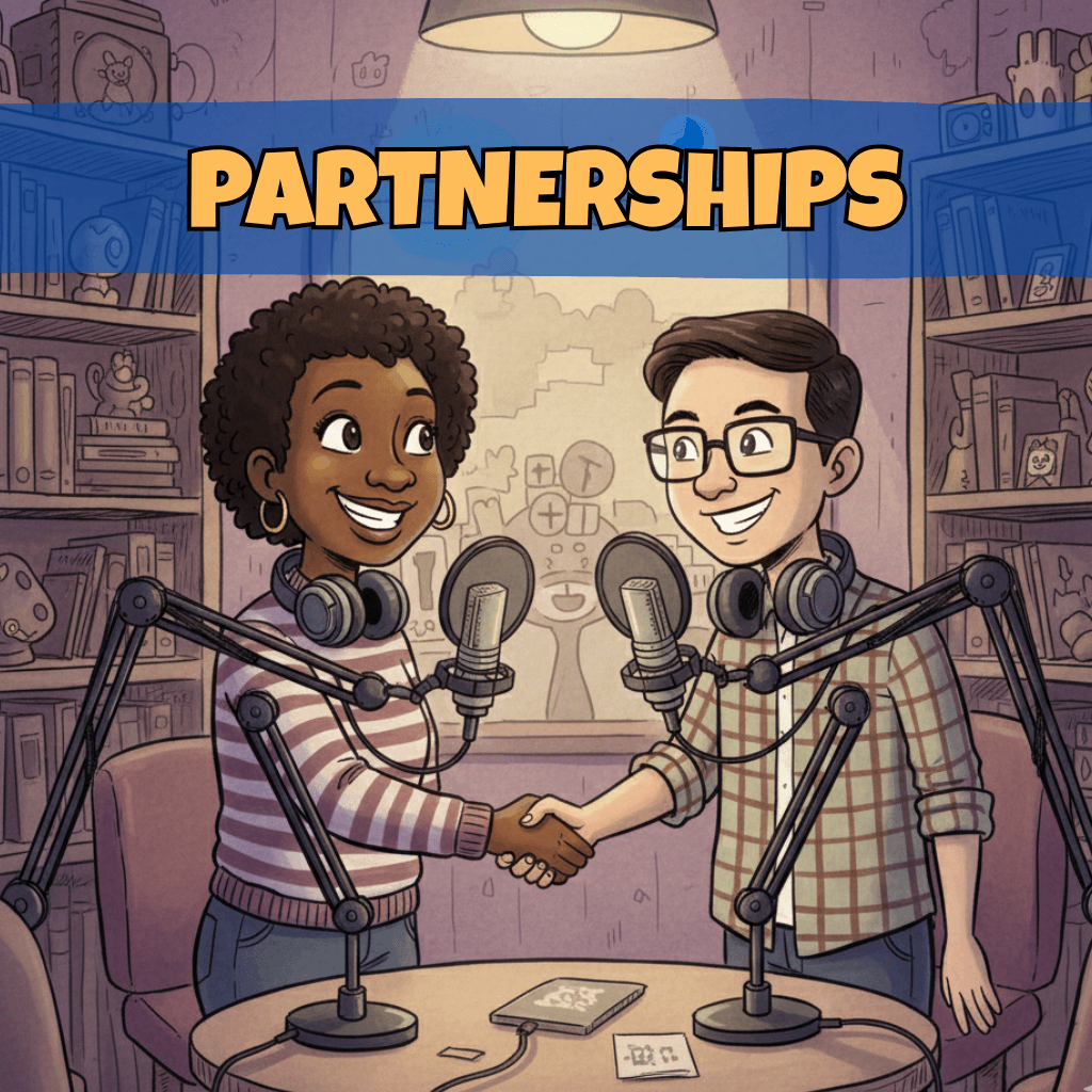 Partner with BKFK kids story podcasts