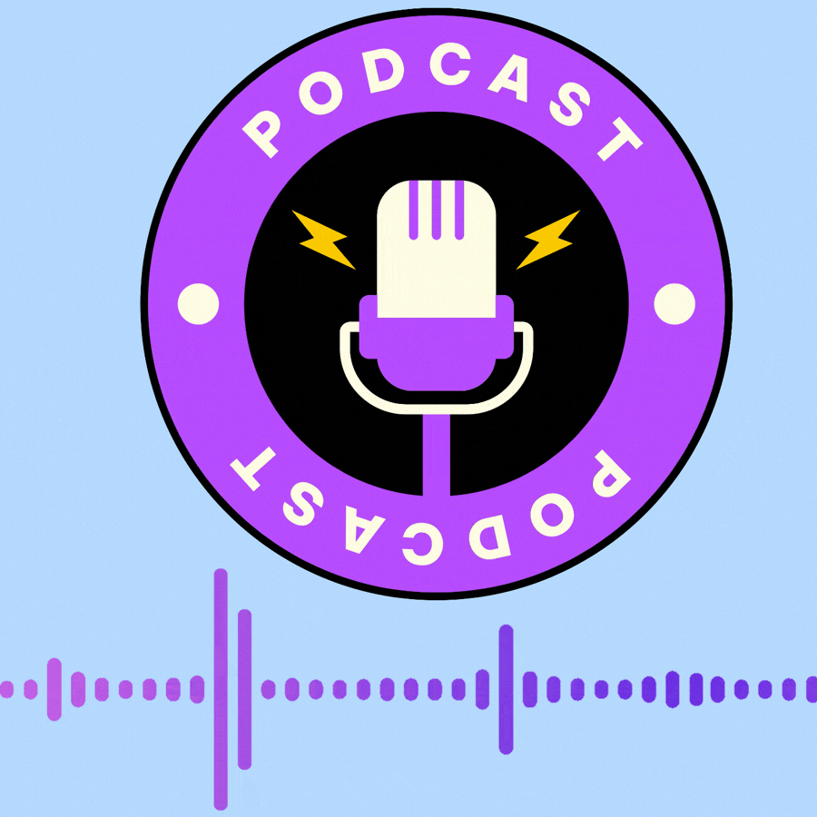 Students record their podcast episode that they created in the workshop